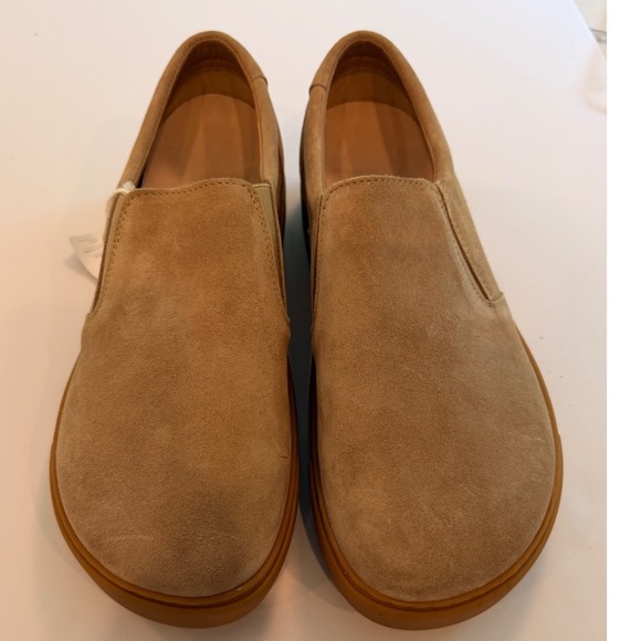 Birkenstock Other - Birkenstock Oswego Suede Slip On Shoes Mens 44 Sand Beige Loafers 1019416
